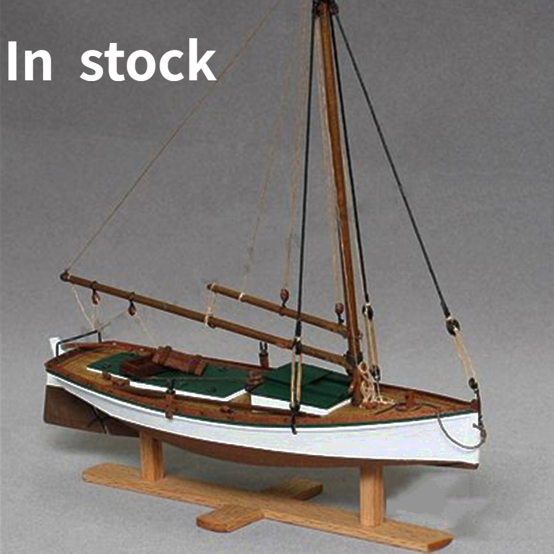 Model Kit Yacht - 1/35 drewniana łódź Model DIY ręcznie