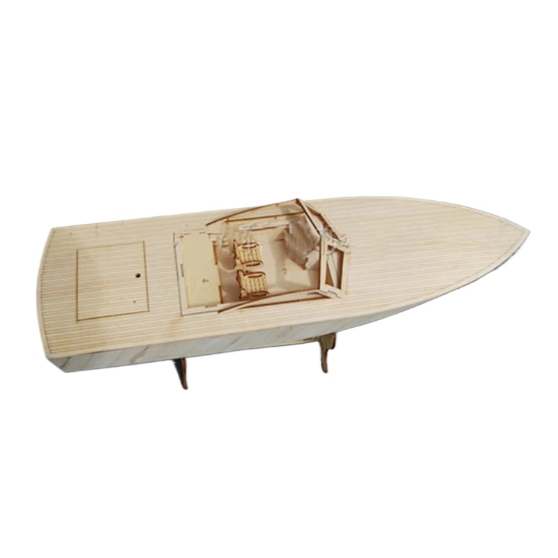 Model Kit Yacht - Zdalnie sterowany jacht Ręcznie robiony drewniany