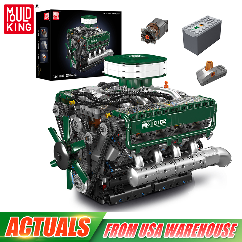 Model Kit Engine - Mould King 10182 Techniczne Zabawki Silnikowe
