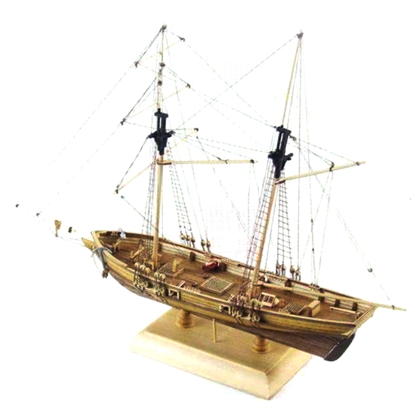 1:70 Nowy drewniany model żagl – Model Kit Yacht recenzja i cena