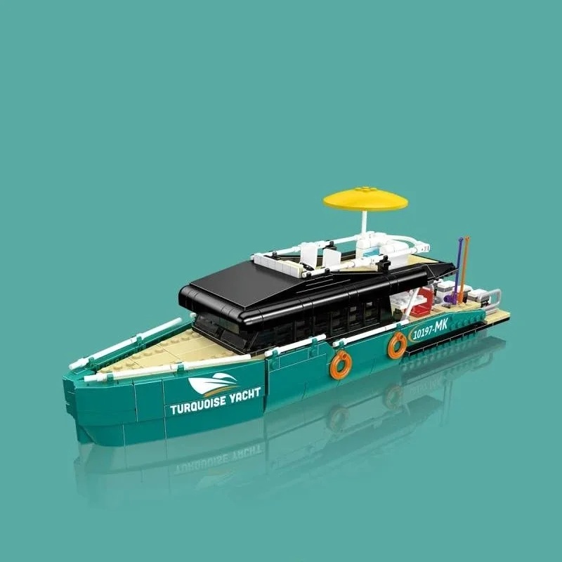 Turkusowe luksusowe jachty – z – Model Kit Yacht recenzja i cena